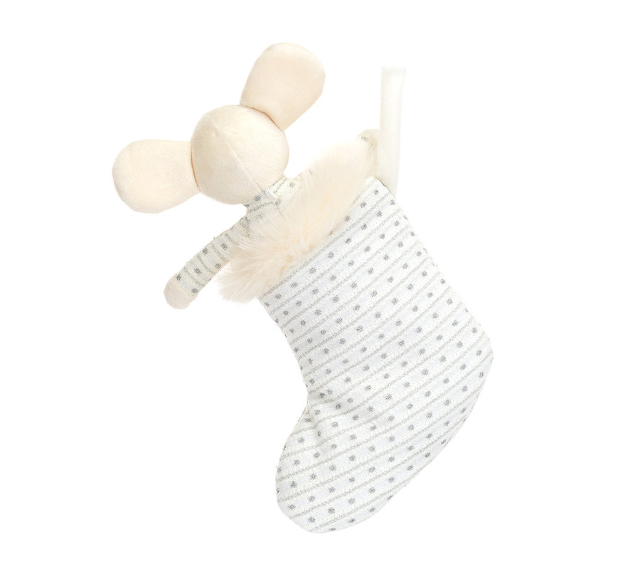 Knuffel Shimmer Stocking Mouse