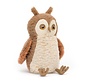 Knuffel Oakley Owl (brown)