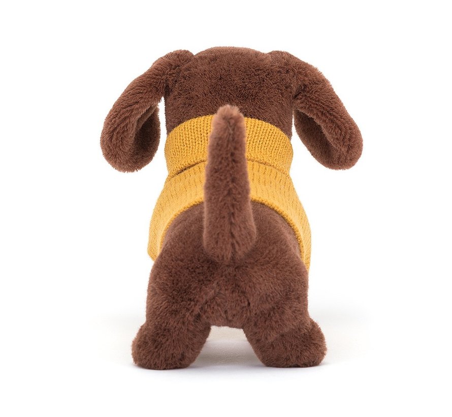 Sweater Sausage Dog Yellow