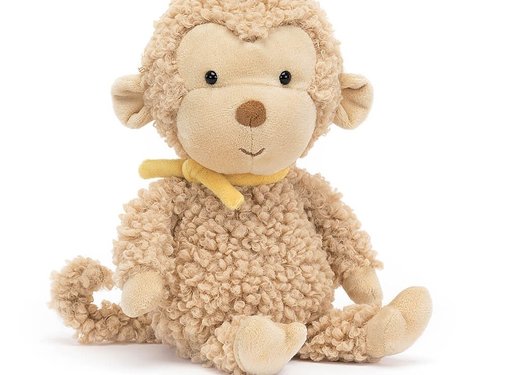 Jellycat Knuffel Aap Fuzzkin Monkey