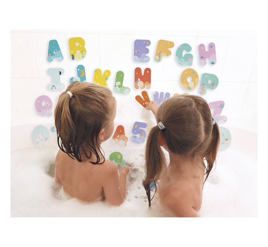 Bath Time Letters and Numbers