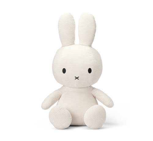 Nijntje Miffy Sitting Corduroy Offwhite 70 cm