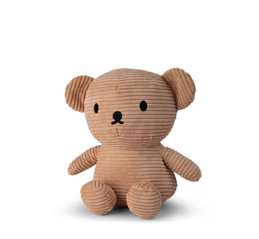 Boris Bear Corduroy Beige 24 cm