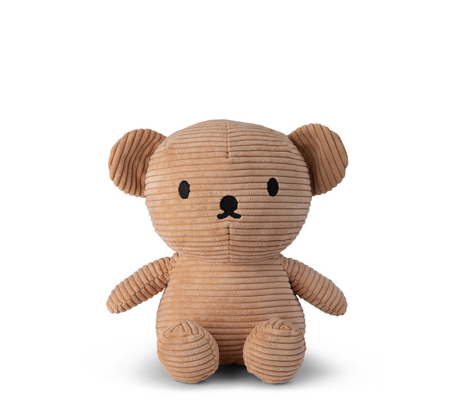 Boris Bear Corduroy Beige 24cm