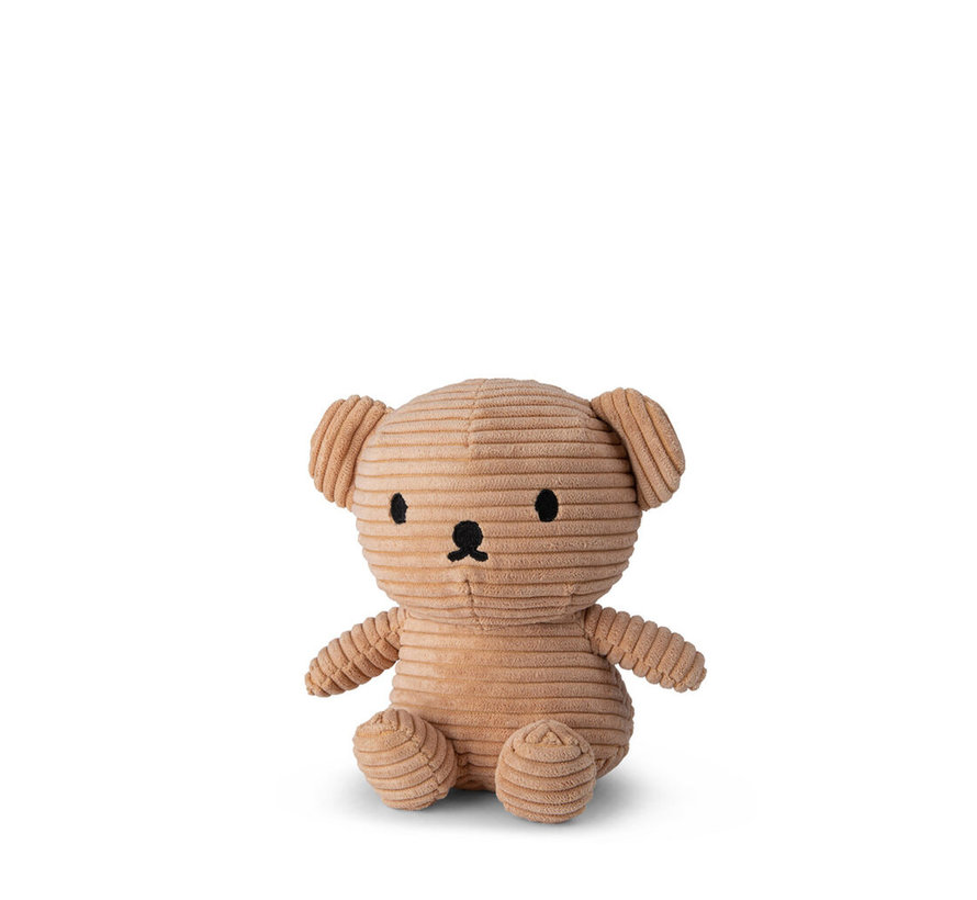 Boris Bear Corduroy Beige 17 cm