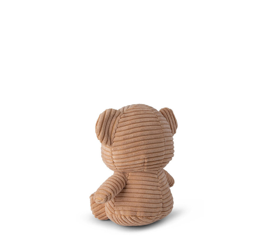 Boris Bear Corduroy Beige 17cm