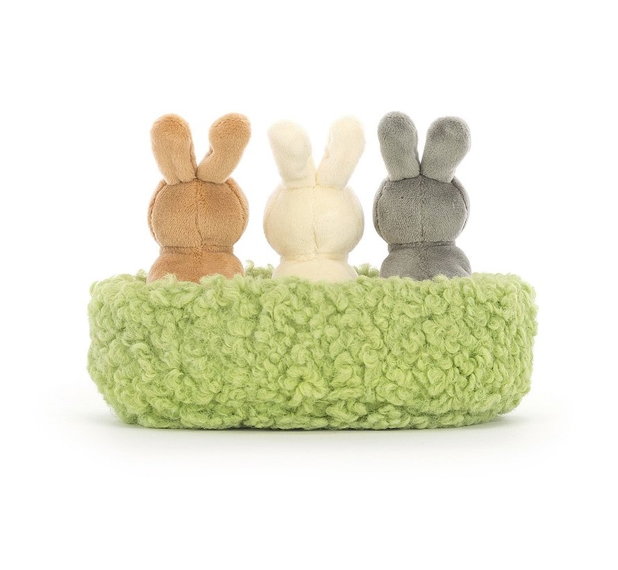 Knuffel Konijn Nesting Bunnies