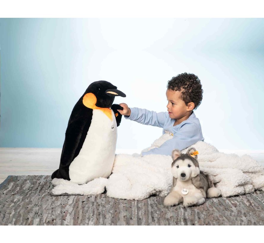 thumbnail image 2 of Steiff Palle King Penguin Plush - 20 Inch Realistic Stuffed Animal Toy 2 of 14