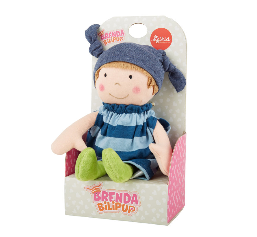 Pop Brenda Bilipup Blauw Softdoll