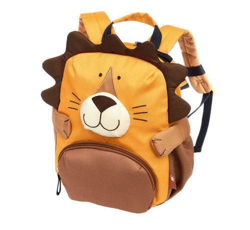 sigikid Rugzak Paw Backpack Leeuw Bruin