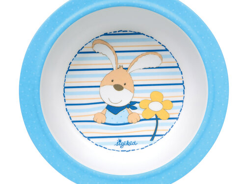 sigikid Schaaltje Melamine Konijn Blauw