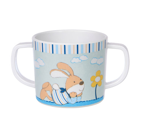 sigikid Beker Melamine Konijn Blauw