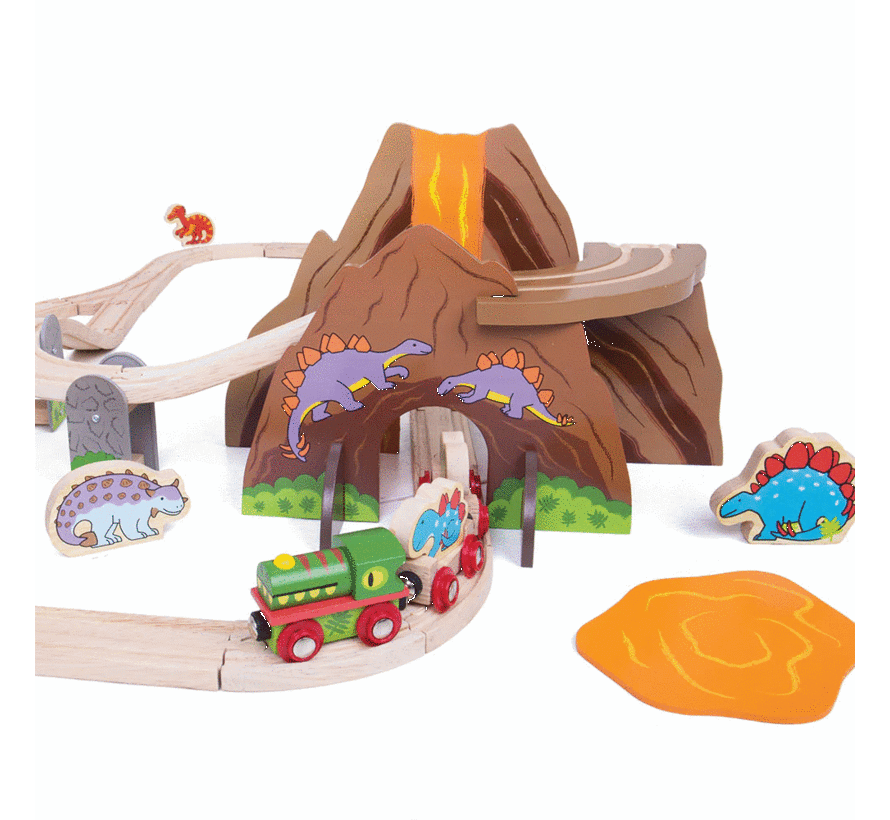 Dinosaur Railway Set