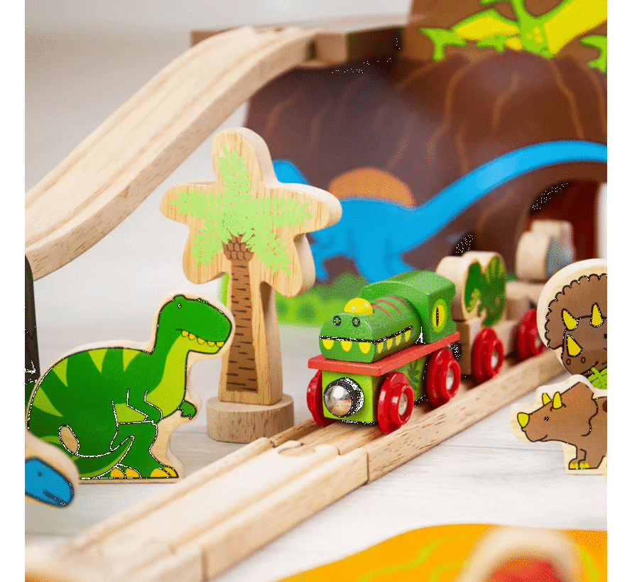 Dinosaur Railway Set