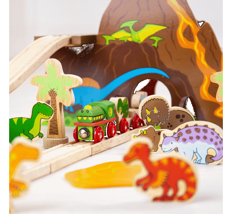 Dinosaur Railway Set