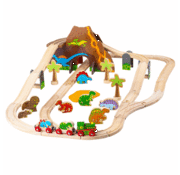 Bigjigs Dinosaur Railway Set