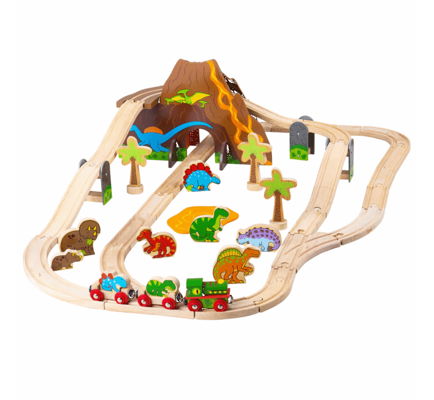 Dinosaur Railway Set