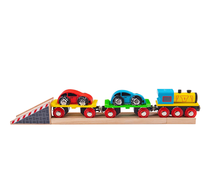 Houten Trein Car Loader