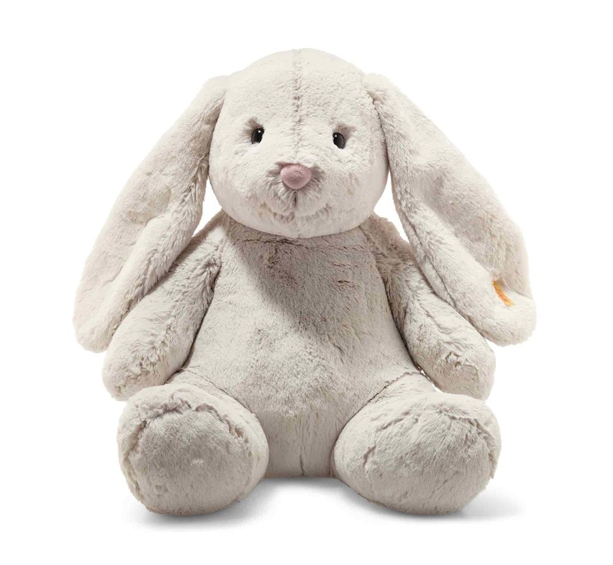 Knuffel Soft Cuddly Friends Hoppie Haas Lichtgrijs 48cm