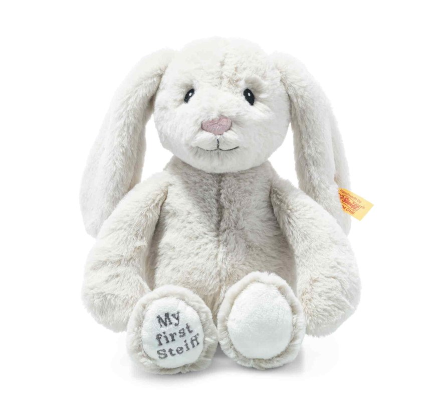 Knuffel Hoppie Rabbit My First Lichtgrijs 26cm