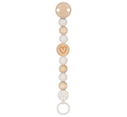 GOKI Soother Chain Heart