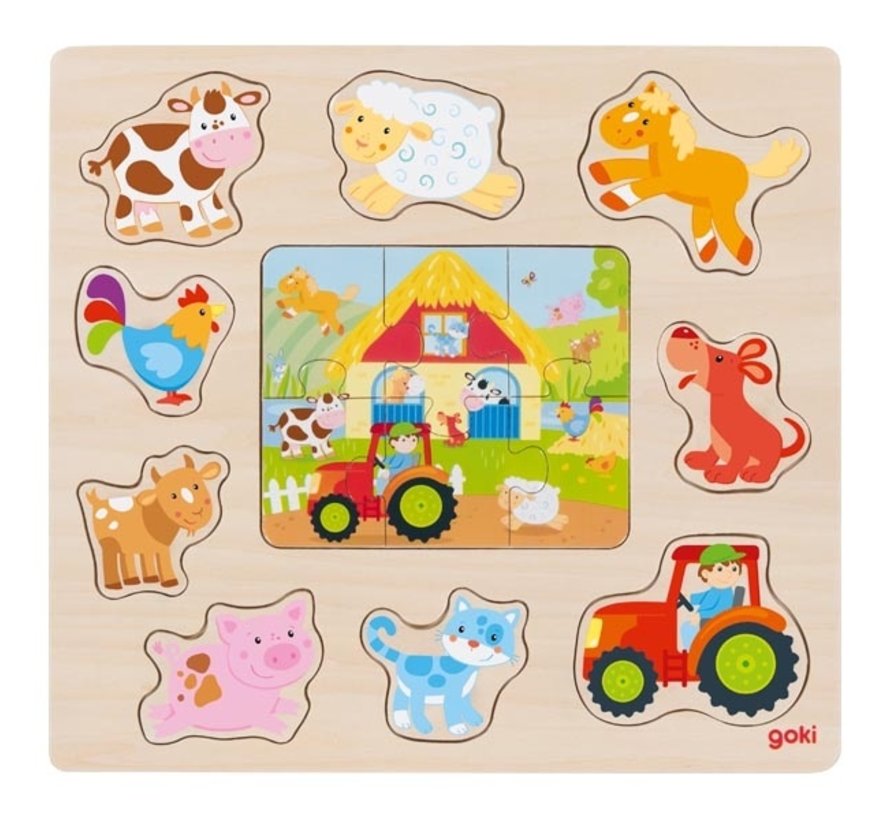 Puzzle Farm Animals 15pcs