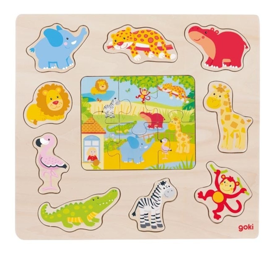 Puzzle Zoo Animals 15pcs