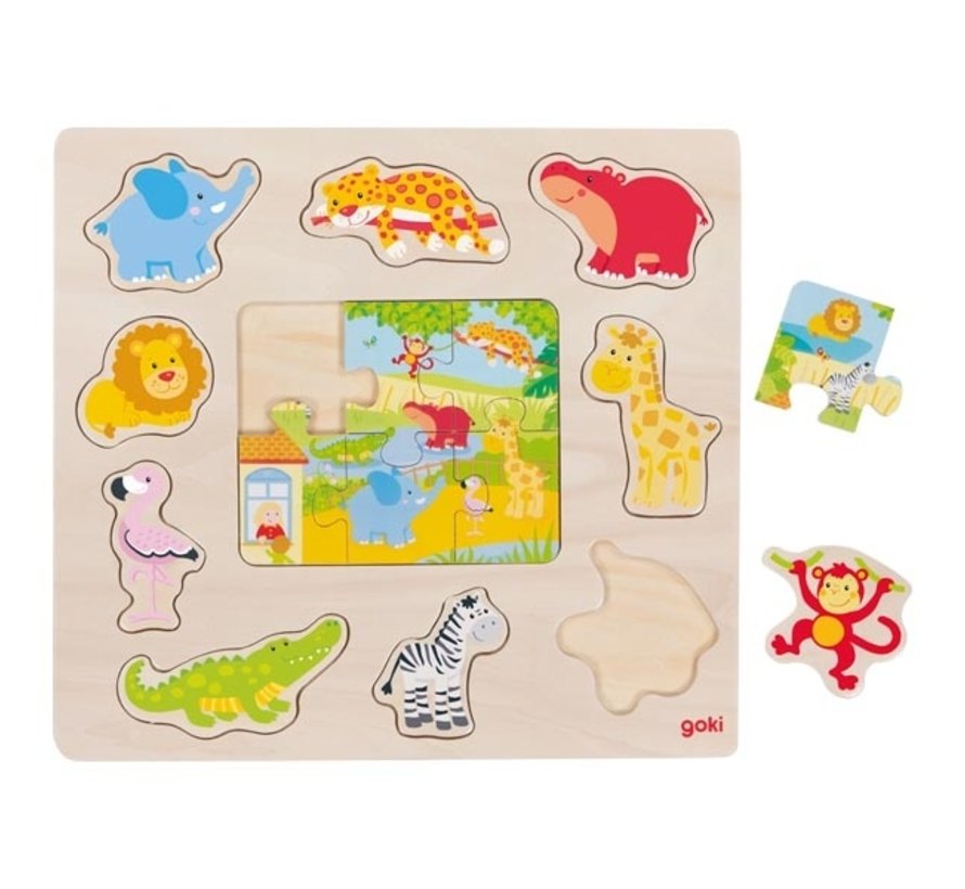 Puzzle Zoo Animals 15pcs