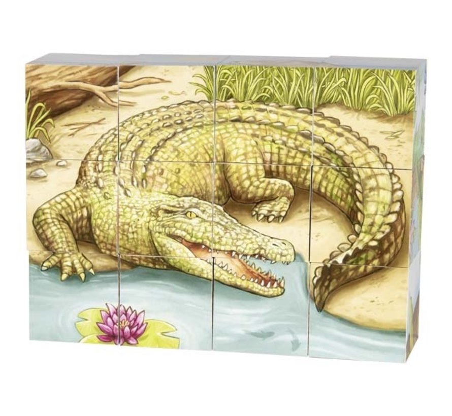 Cube Puzzle Australian Animals 12pcs