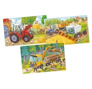 GOKI Puzzles Vehicles 3x24pcs