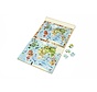 Magnetic Puzzle 2 in 1 Discovery World 80pcs