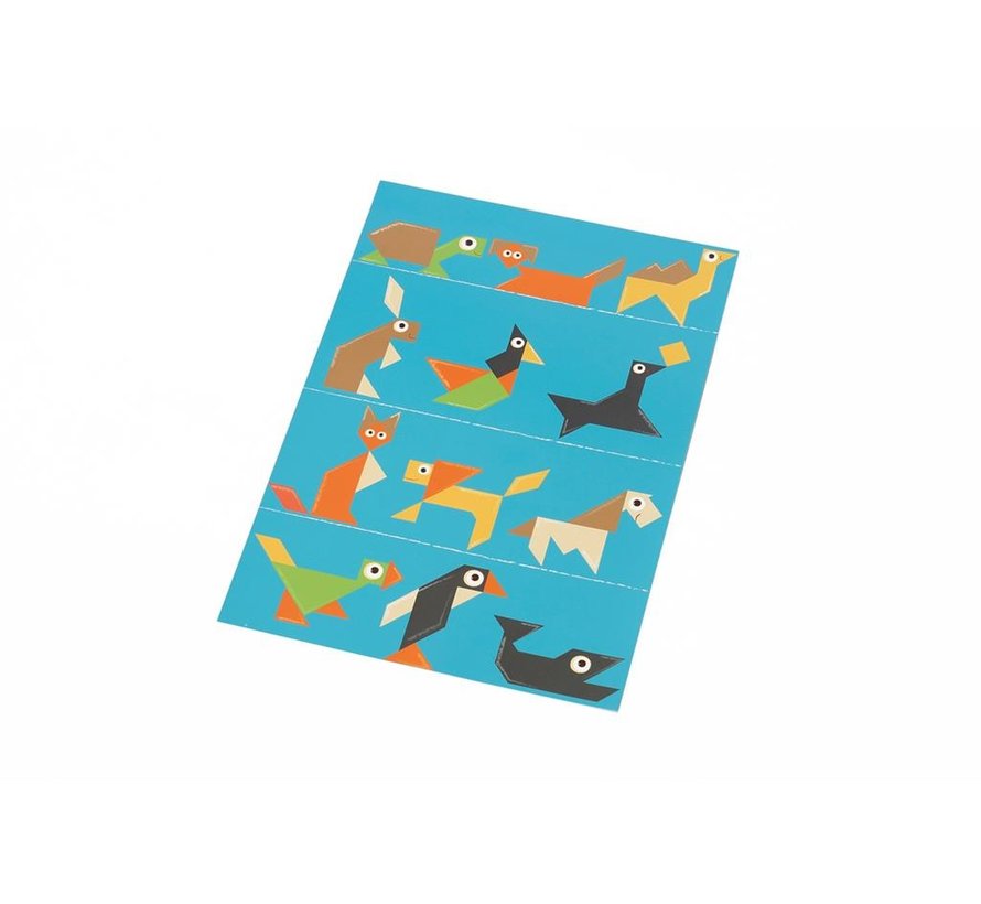 Magnetische Tangram Dieren