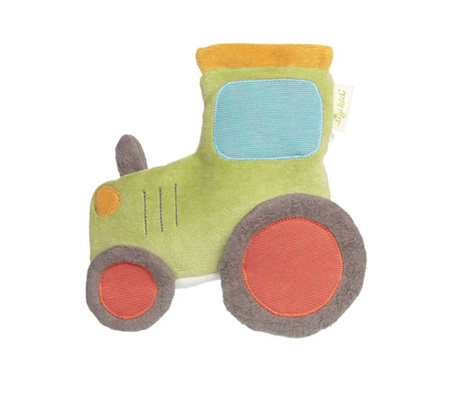 sigikid Cherry Pit Tractor Cushion for Babies