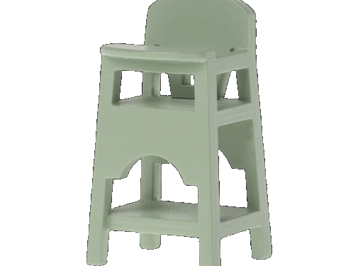 Maileg High chair, Mouse - Mint