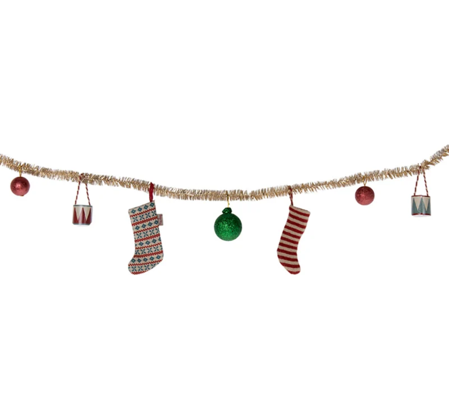 Christmas garland, Large - Gold