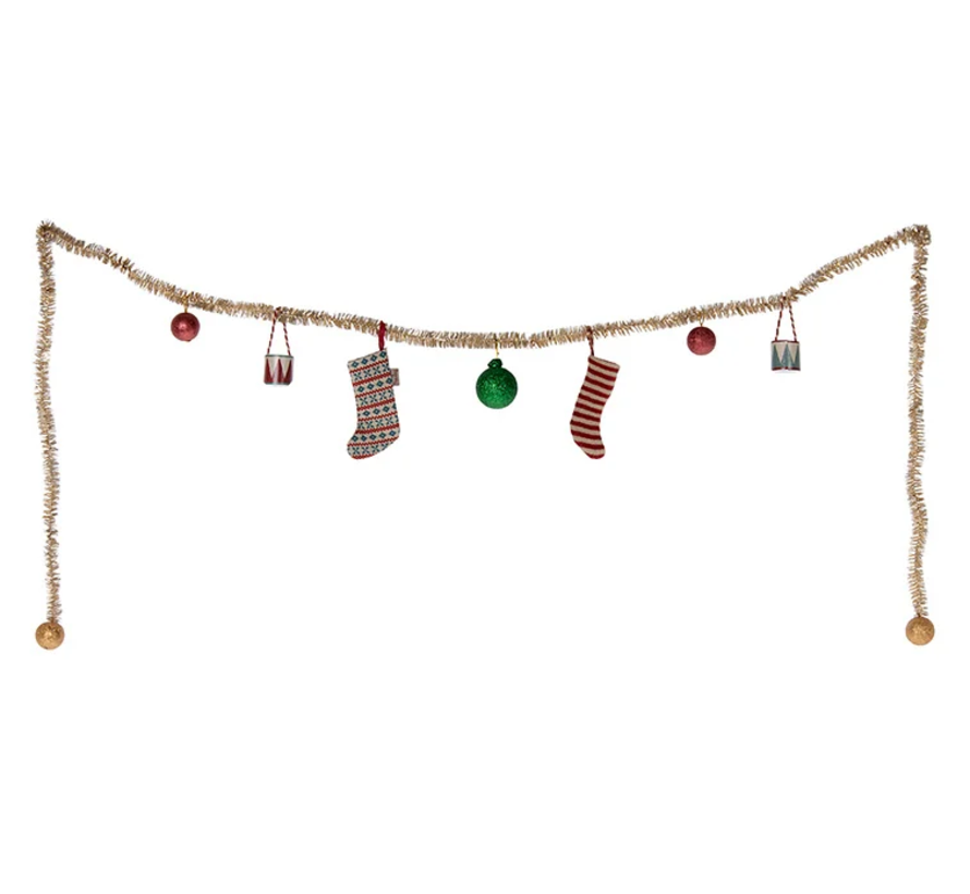 Christmas garland, Large - Gold