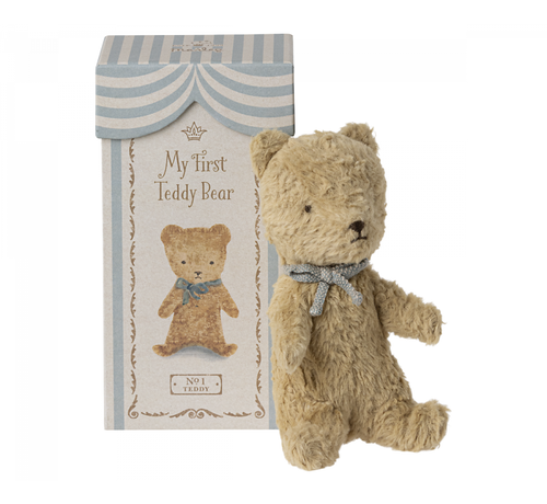 Maileg Knuffelbeer My First Teddy Sand 19cm