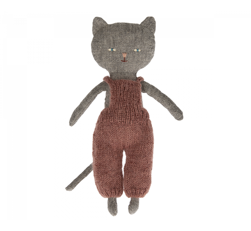 Maileg Knuffelkat Chatons Kitten Grijs 23cm