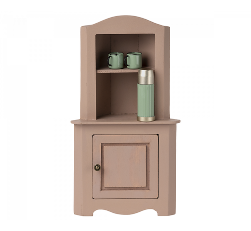 Maileg Miniature corner cabinet - Rose