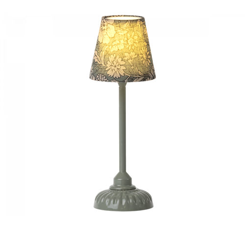 Maileg Vintage floor lamp, Small - Dark mint