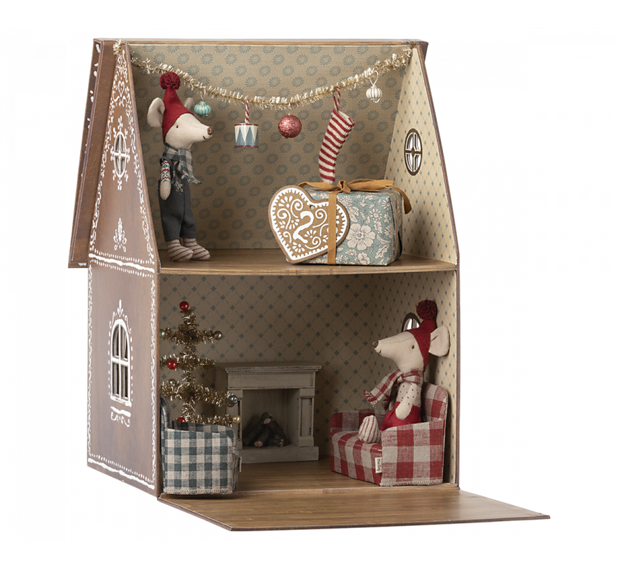 Kerst Peperkoek Huis 37cm