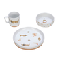 Kinderservies Porselein Spicey Orange set 3-delig