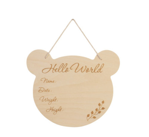 BamBam Eco Friendly Bear Wall hanger