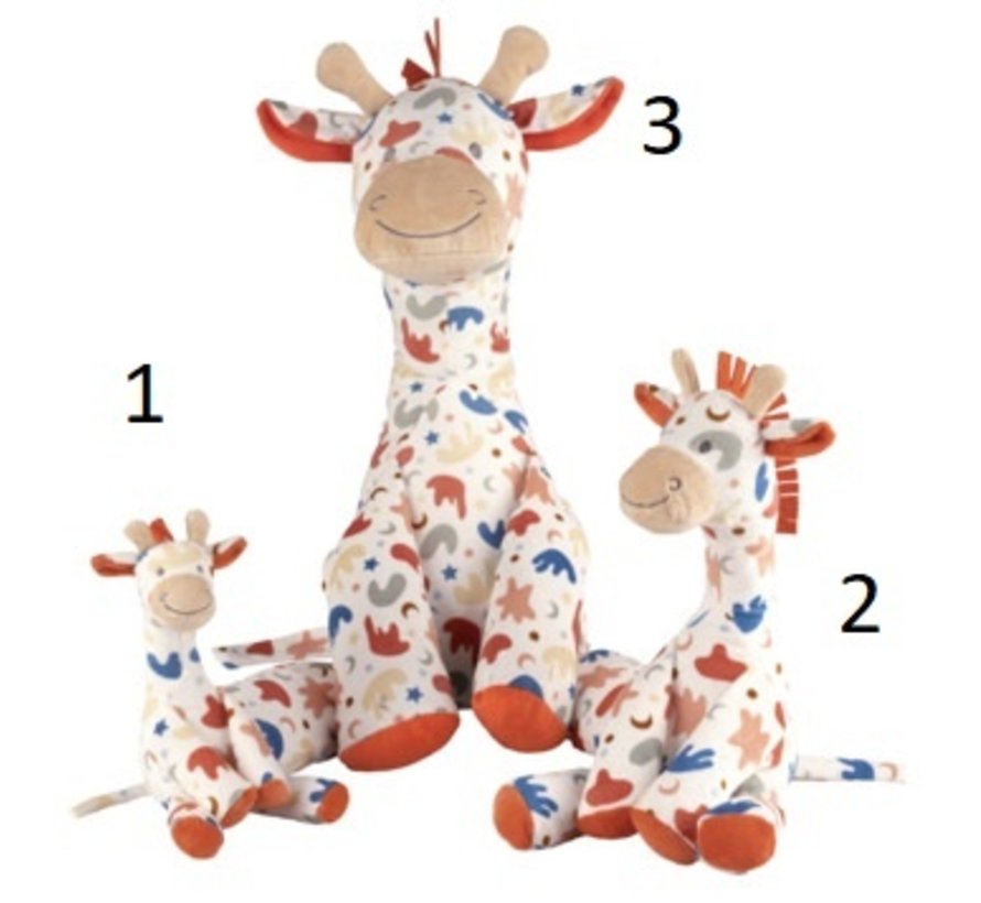 Knuffel Giraf Gilles no.1 23cm