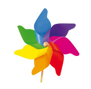 Giobas Pinwheel Super Rainbow 120cm