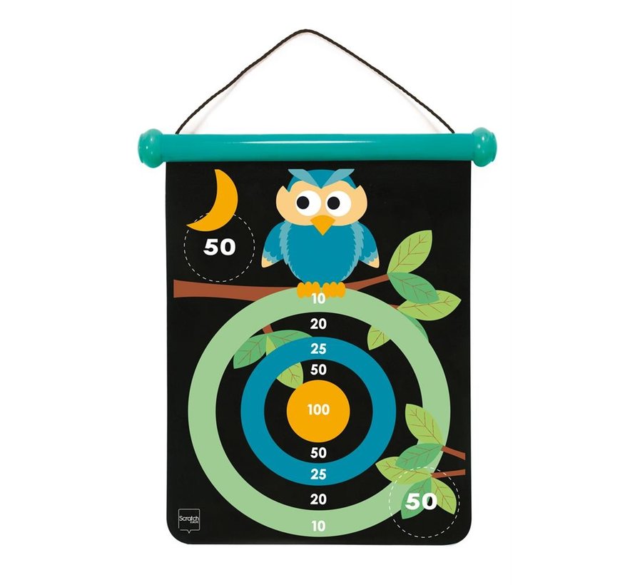 Magnetic Dart Game Owl