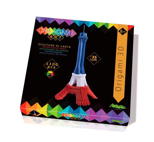 Creagami Origami Eiffel Tower Color