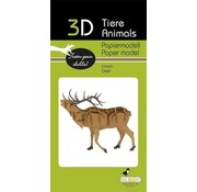 Fridolin 3D Paper Model Deer