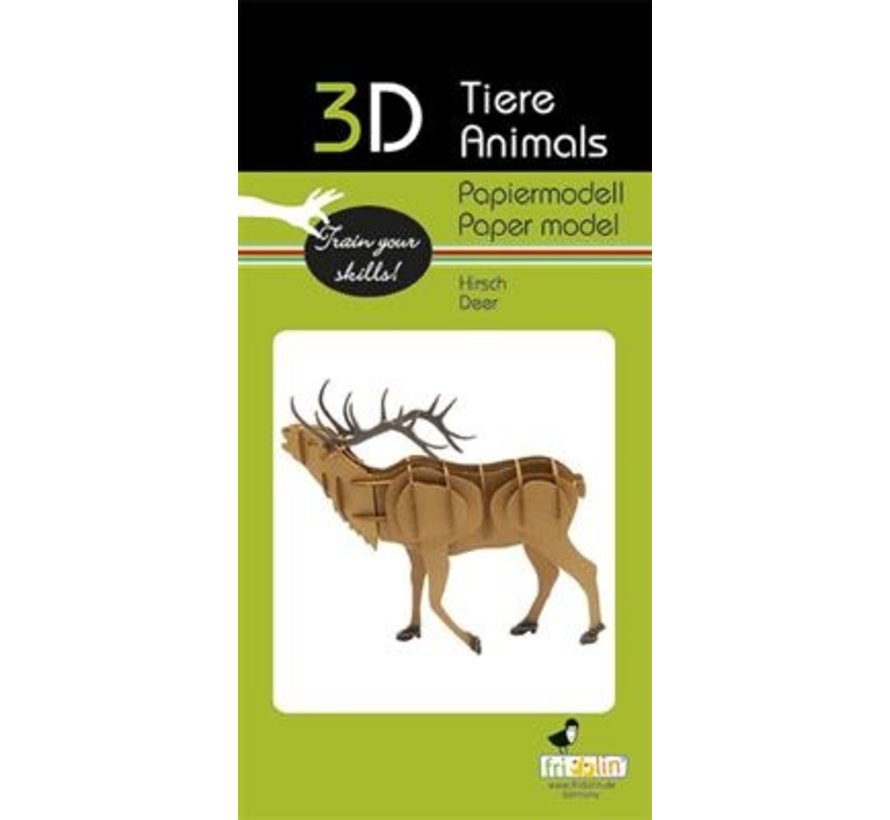 3D Paper Model Deer