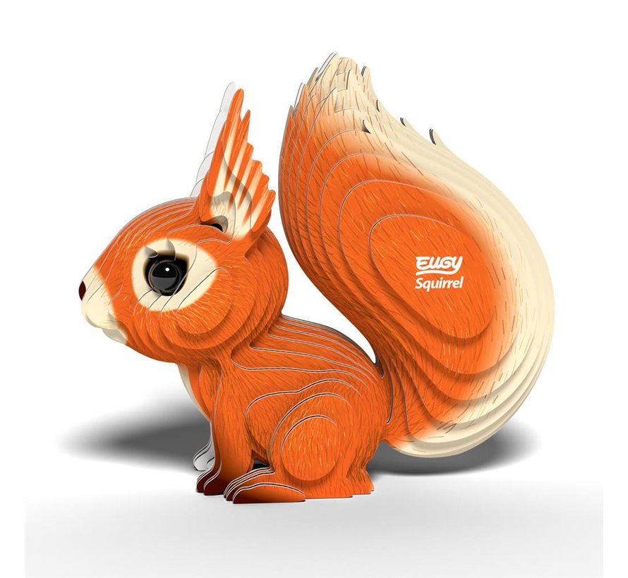 3D Carboard Model Squirrel